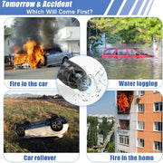 Martello di sicurezza per auto 2 in 1 Interruttore finestra emergenza Taglierina - immagine 6