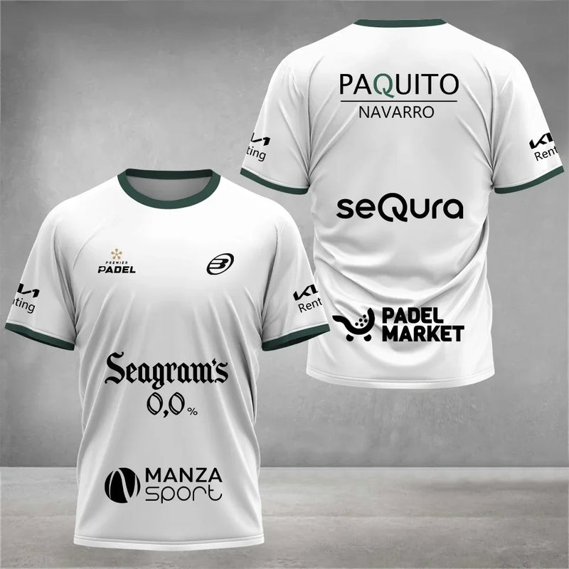 T-shirt da uomo Cool Assorbimento del sudore Manica corta Nuovi sport estivi - immagine 7
