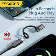 Adattatore Essager da Lightning a USB C 3A per Ricarica Rapida OTG iPhone - immagine 4