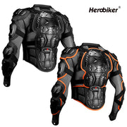 Giacca Protettiva Moto HEROBIKER – Armatura Motocross Antiurto con Protezioni Schiena Petto Spalle (S-5XL) - Campeda