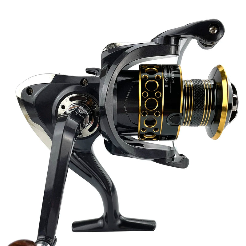 Mulinello da pesca Spinning bobina in metallo 5.2:1/4.7:113BB cuscinetti a sfera - immagine 4