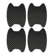 Adesivi Protezione Maniglie Auto 4 Pezzi – Pellicola Antigraffio in PVC Effetto Fibra di Carbonio, Copertura Portiera Universale - Campeda