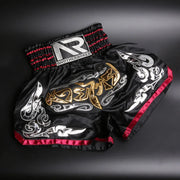 ANOTHERBOXER Muay Thai Pantaloncini MMA Ricamo Sport Fitness Combattimento Kickboxing