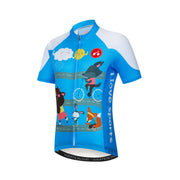 2022 maglia da ciclismo Kids Boy Girl Bike Mountain MTB Shirt manica corta - immagine 17