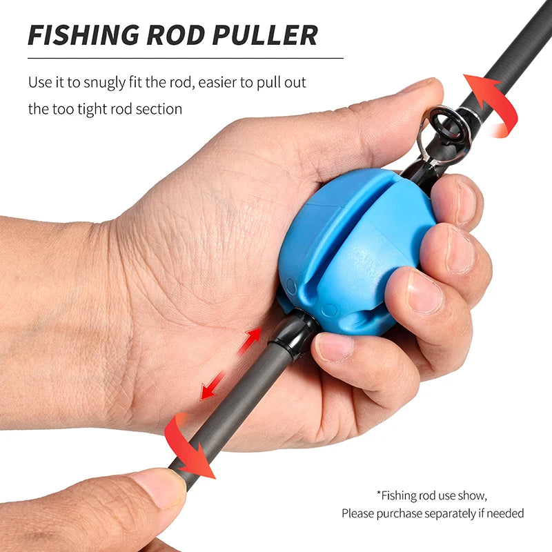 6 pezzi porta canna da pesca in silicone cinghie a sfera 5 fori - immagine 9