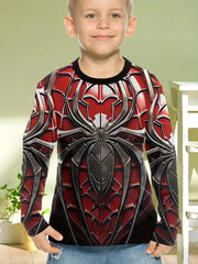 Abbigliamento per bambini Ragazzi Tshirt Manica lunga Cool Gamepad Modello Stampa - immagine 17