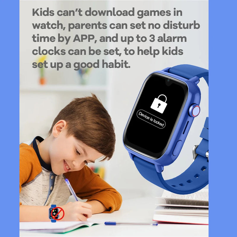 Smartwatch Bambini 4G GPS con Videochiamata e SOS – Orologio Intelligente con SIM, WiFi e Localizzatore - Campeda