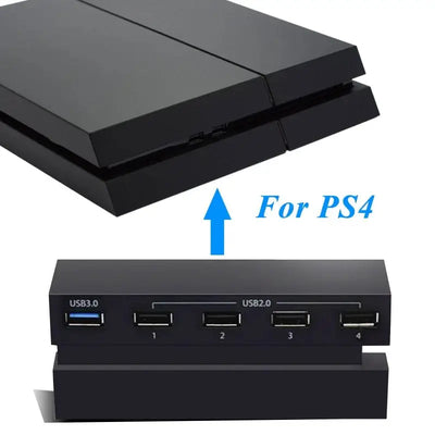 Hub USB a 5 porte per PS4, connettore Hub di espansione adattatore USB 3.0 ad alta velocità adatto per Console di gioco PS4 (non per PS4 Slim/Pro)