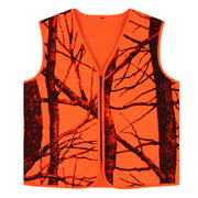 GUGULUZA M-4XL Gilet da esterno uomo Escursionismo Pesca Campeggio Caccia arancione - immagine 7