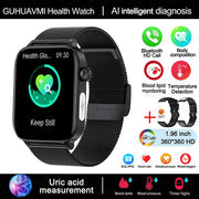 AI Diagnosi Lipidi nel sangue Acido urico Test di composizione corporea Smart Watch - immagine 16