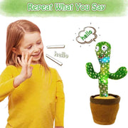 Bambini che ballano cactus parlante giocattoli interattivi parlanti soleggiati cactus peluche elettronico decorazione della casa per bambini regali di Natale