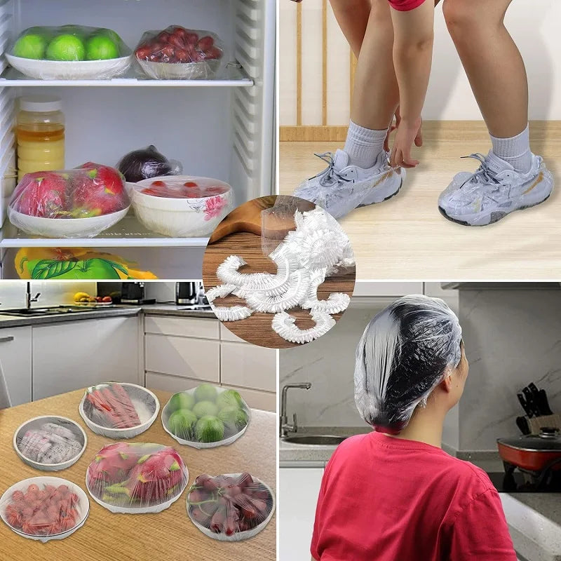 Coperture Elastiche Alimentari Monouso per Conservare Cibo Fresco e Protetto
