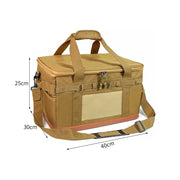 Borsa Organizer Campeggio 30L Impermeabile – Storage Bag Pieghevole Outdoor in Tessuto Oxford - Campeda