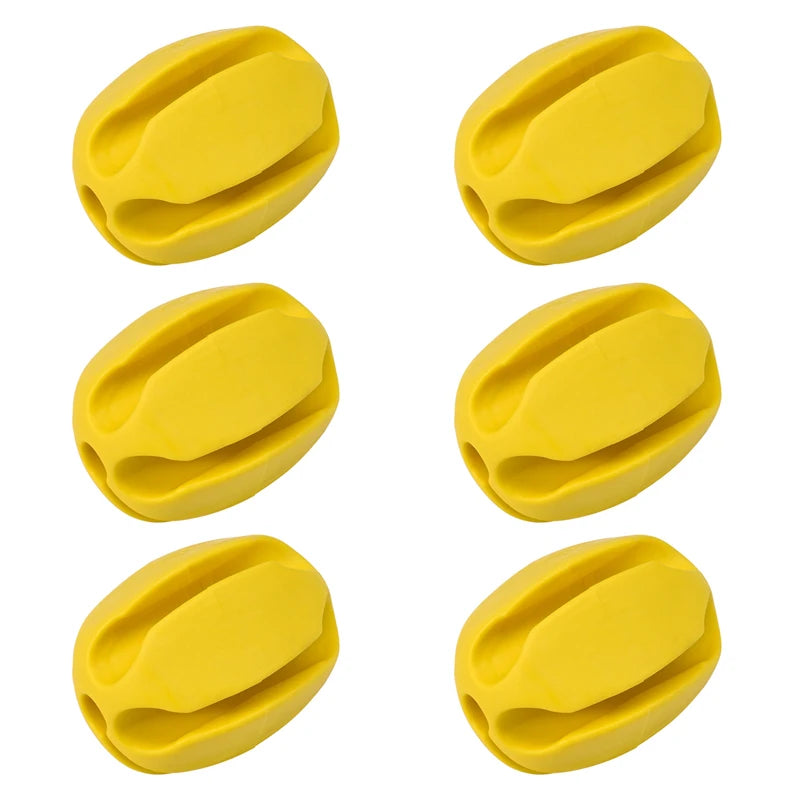 6 pezzi porta canna da pesca in silicone cinghie a sfera 5 fori - immagine 10
