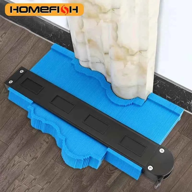 Profilo Contour Gauge linea Copiatrice Righello Modello di taglio Costruzione Lavorazione del legno Strumento di misurazione Strumento per piastrelle in ceramica