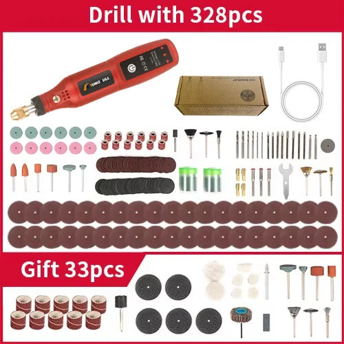 Penna per incisione a batteria ricaricabile tramite USB Utensile rotante per trapano elettrico wireless per vetro per gioielli - Incisore portatile portatile