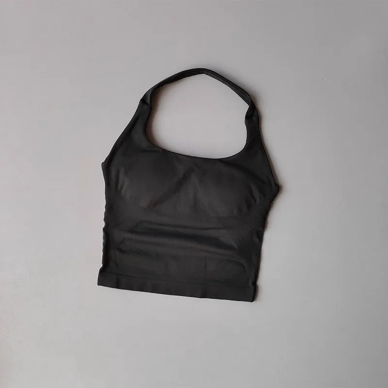 Gilet da yoga con scollo all'americana sport corsa antiurto - immagine 12