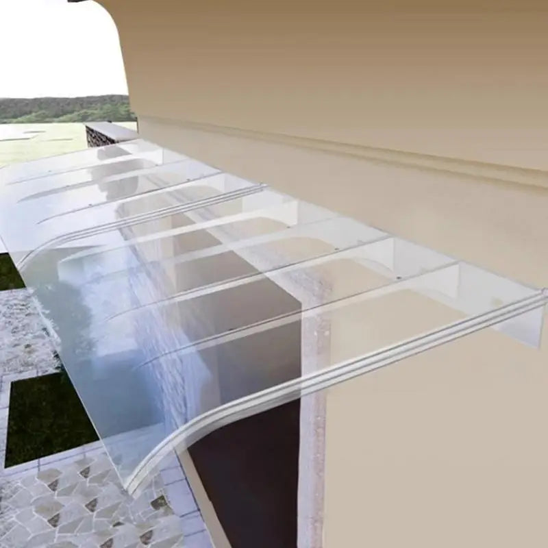 Tettuccio invisibile per porta d'ingresso 40x40 cm finestra PC resistente - immagine 2