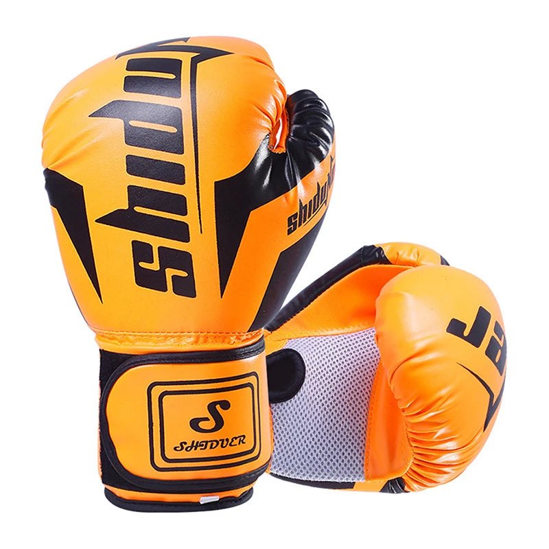 Guanti da Boxe Traspiranti 6/10 oz – Muay Thai, Sanda, Taekwondo per Adulti e Bambini