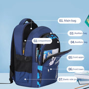 Zaino per bambini Borse da scuola ragazzi astronauta Borsa libri primaria - immagine 6