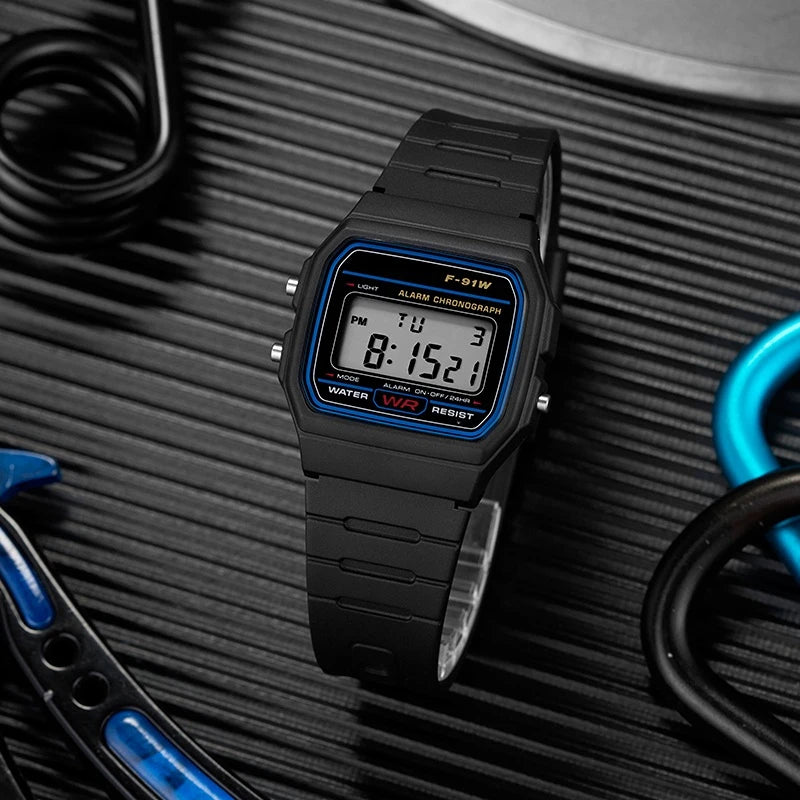 Orologio da polso per bambini impermeabile a LED sportivo analogico digitale militare - immagine 5