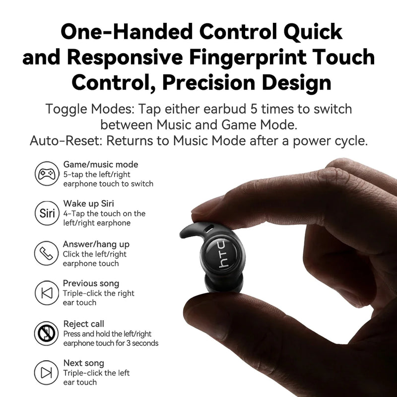 Auricolari Bluetooth HTC NE76 Traduttori AI - immagine 4