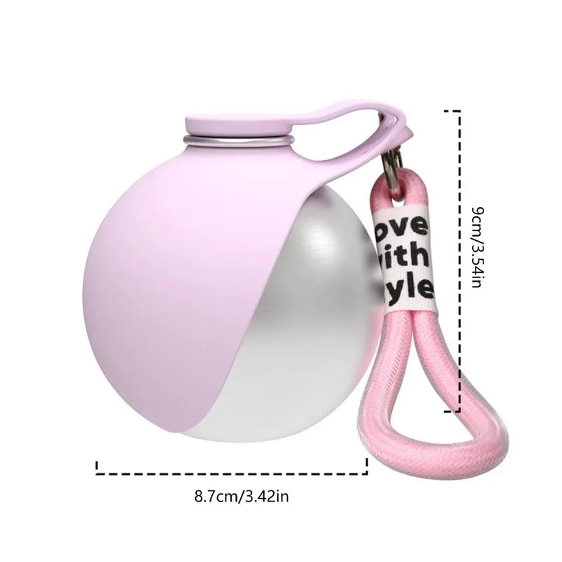 Bottiglia per Cani Antigoccia da 285ML Accessorio Viaggio Leggero Animali - immagine 6