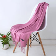 Sciarpa di Pashmina da donna Scialli Morbida sensazione cashmere Foulard viaggio - 16 - immagine 17
