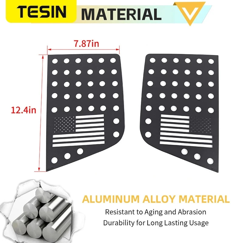 Modanature Vetri Jeep Renegade 2016-2024 – Copertura Decorativa in Alluminio Premium