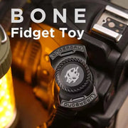 Divertimento 3-in-1 Gioco EDC Fidget Toys Personalizzato Scheletro Fantasma Fidget Spinner Lega Fidget Slider Giocattolo di Rilascio di Stress Suono Moneta Giocattolo