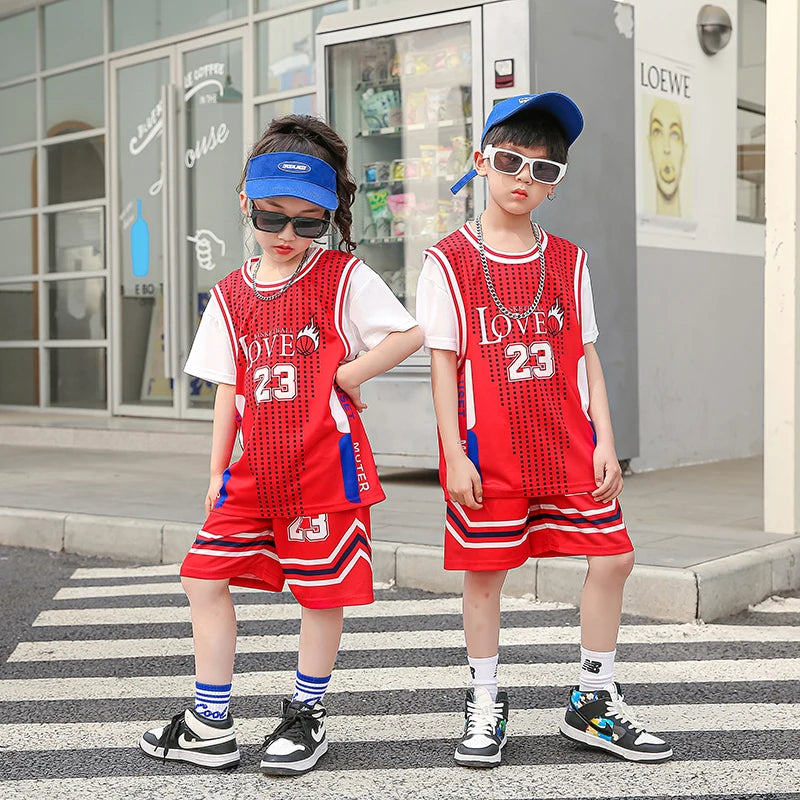 Uniforme da allenamento per bambini Maglia basket Camicia comoda ragazzi e ragazze ad - immagine 11