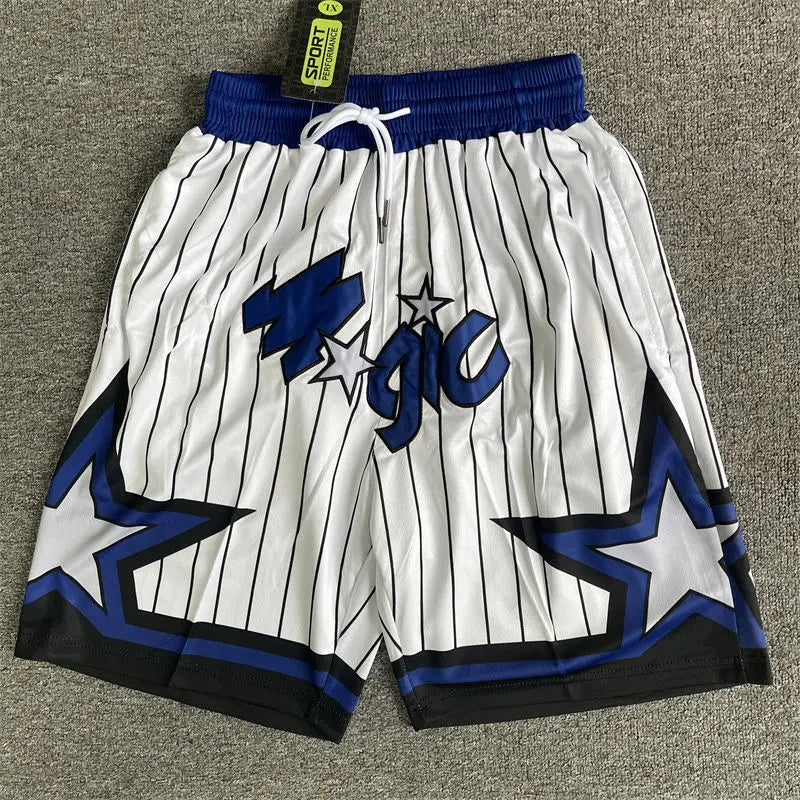 nuovi uomini pantaloncini da basket palestra jogging maratona corsa casual all'aperto - immagine 5