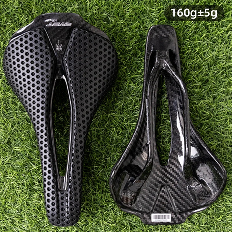RYET Sella per bicicletta stampata in 3D 120g Cuscino carbonio 250x140mm Sedile bici - immagine 8