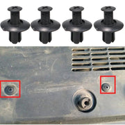 Rivetti Auto 8mm in Plastica Nera – Clip di Fissaggio Premium per Paraurti, Parafango e Pannelli, Compatibili con Toyota, Nissan, Kia, Subaru - Campeda