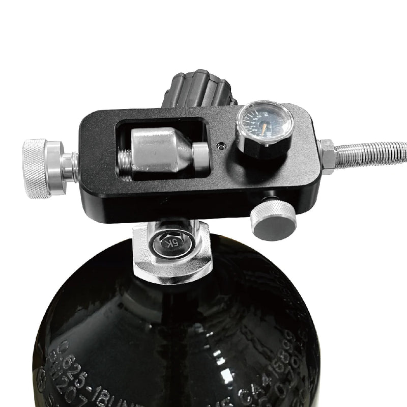 Adattatore di ricarica per bombole subacquee 4500psi con attacco Yoke - immagine 6