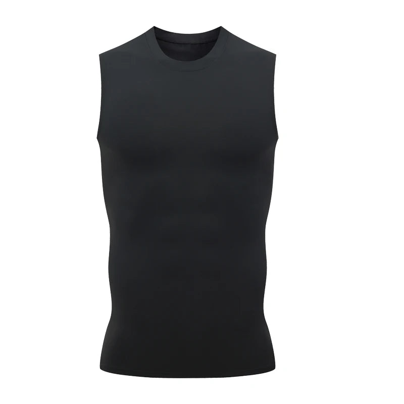 Canotta a compressione uomo SONECHOKI – maglia palestra senza maniche, traspirante e ad asciugatura rapida, fitness bodybuilding - Campeda