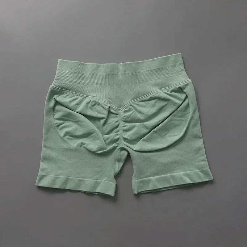 Pantaloncini da Yoga per Fitness | Pantaloncini sportivi da donna da 4,5 pollici per corsa ed esercizio, alternativa di qualità ai marchi più famosi, abbigliamento da palestra senza cuciture modellante.