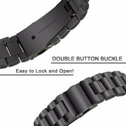 Cinturino Acciaio Inossidabile 20mm/22mm – Compatibile Samsung Galaxy Watch, Huawei GT, Amazfit - Campeda