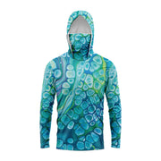 Camicia da pesca con cappuccio uomo maglietta a maniche lunghe - immagine 8