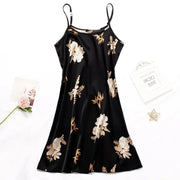 Indumenti da notte donna vestiti per la casa Sexy camicia con stampa floreale - immagine 3