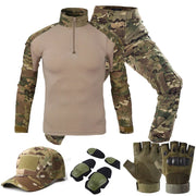 Abiti uniformi tattici Milit Tuta mimetica da esterno Camicie caccia Pantaloni - CP CAP GLOVE PAD S - immagine 37