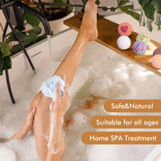 Bombe da bagno per donna Set regalo 12 pezzi Effetto fizz meraviglioso naturale - immagine 4