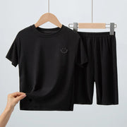 Pantaloncini a maniche corte sottili estivi per bambini da 2/4 pezzi Abito in - immagine 8