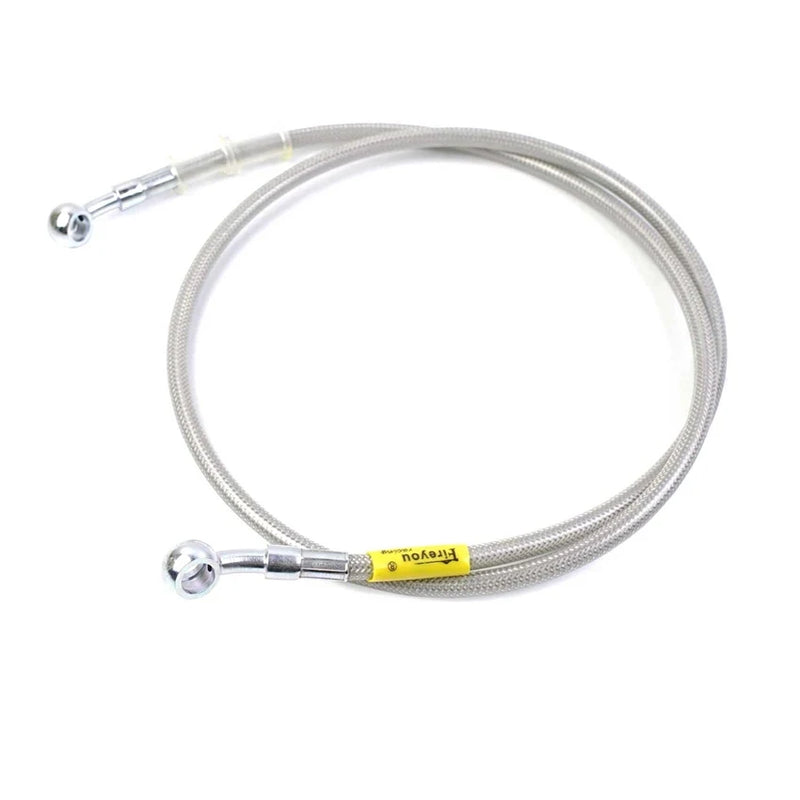 Cavo per Tubo Freno Moto in Treccia Acciaio DOT 400-2400mm – Cavo Idraulico Banjo 10mm per Suzuki Kawasaki Yamaha Racing - Campeda