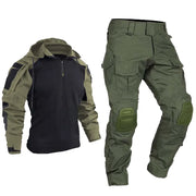 Tute tattiche da uomo Abbigliamento paintball all'aperto Uniforme tiro Combattimento - immagine 10