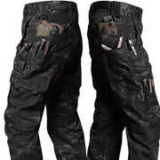 Pantaloni cargo uomo tattici multitasche impermeabili – pantaloni da lavoro e trekking outdoor resistenti - Campeda