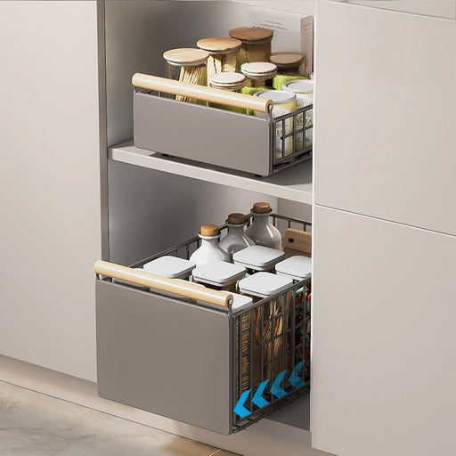 Cassetto da cucina allungabile telescopico per armadio Scaffale estraibile - immagine 2