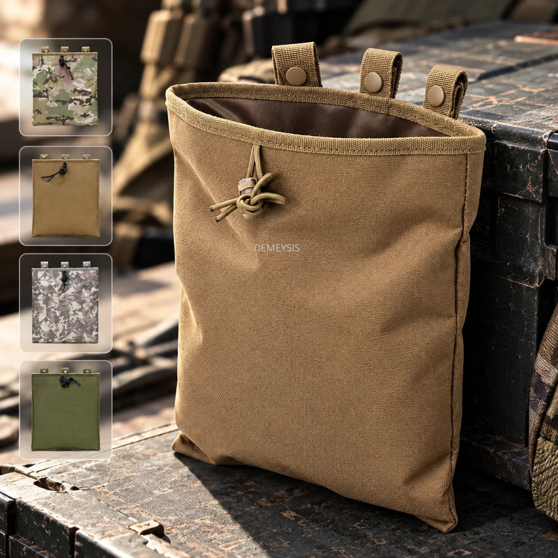 Tasca tattica Molle Dump Magazine Pouch Mag Drop Pouches Caccia CS Pistola