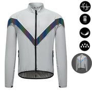 WOSAWE Giacca da ciclismo riflettente Autunno inverno a vento bicicletta moto morbida - immagine 16