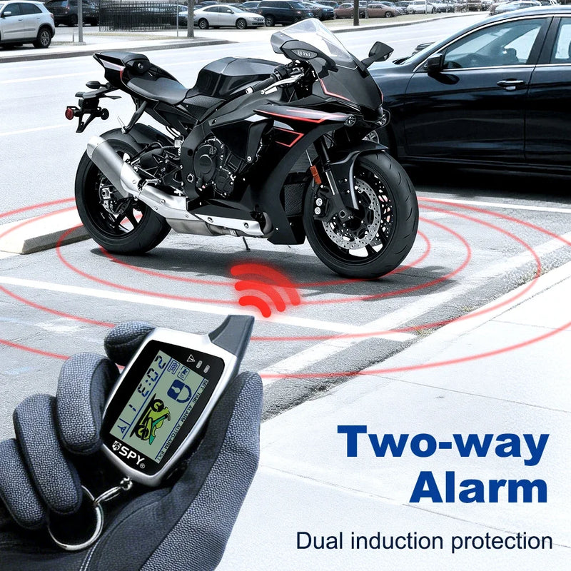 Sistema di Allarme Antifurto per Moto a 2 Vie con Avviamento Remoto del - immagine 5